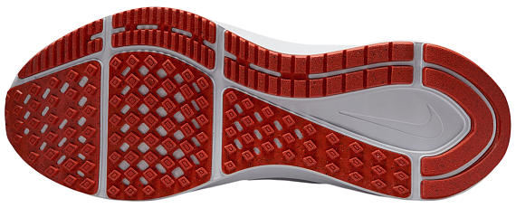 Кроссовки мужские Nike Air Zoom Structure 25 Black/White/Picante Red/Anthracite - Фото 8 большая