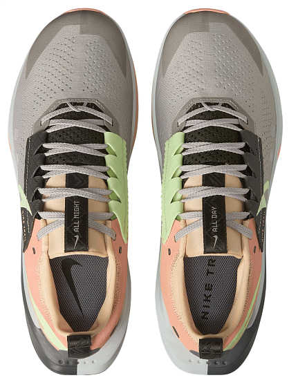 Кроссовки мужские Nike Zoomx Zegama Trail 2 College Grey/Barely Volt/Sequoia - Фото 5 большая