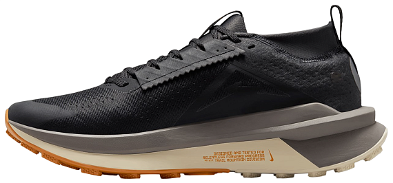 Кроссовки мужские Nike Zoomx Zegama Trail 2 Off Noir/Black/Monarch/Pale Ivory - Фото 4 большая