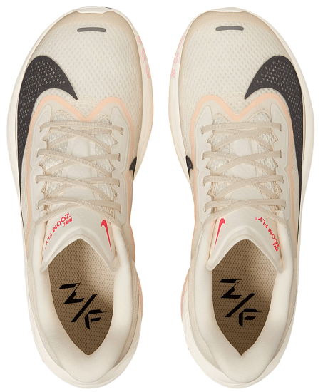 Кроссовки мужские Nike Zoom Fly 6 Pale Ivory/Black/Crimson Tint/Sail - Фото 5 большая