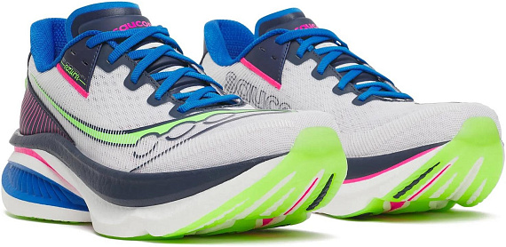 Кроссовки мужские Saucony Endorphin Azura White/Navy - Фото 2 большая