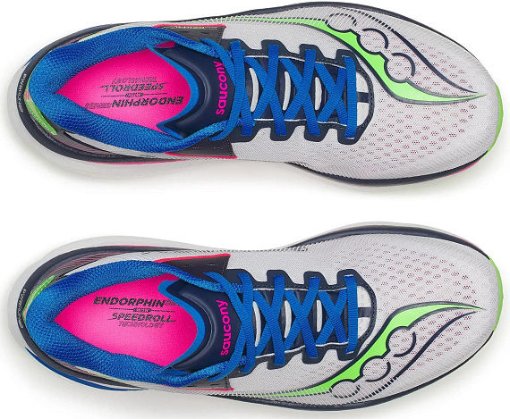 Кроссовки мужские Saucony Endorphin Azura White/Navy - Фото 5 большая