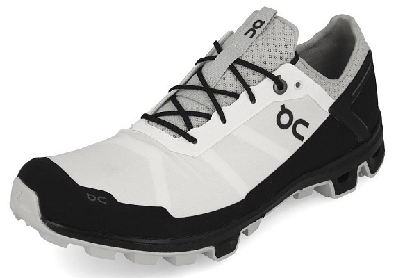 Кроссовки мужские On Cloudventure Peak White/Black - Фото 3 большая