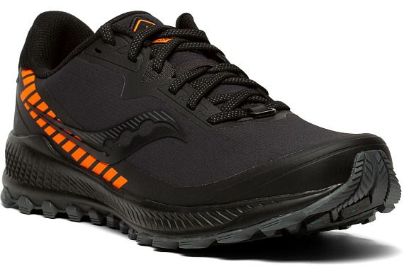 Кроссовки мужские Saucony Peregrine ICE+ Black/Jade - Фото 5 большая