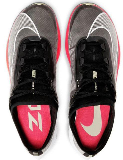Кроссовки мужские Nike Zoom Fly 3 Black/Laser Crimson/Olive Aura/White - Фото 4 большая