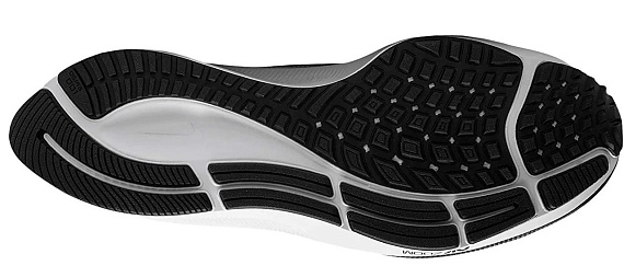 Кроссовки мужские Nike Air Zoom Pegasus 37 Black/White - Фото 2 большая