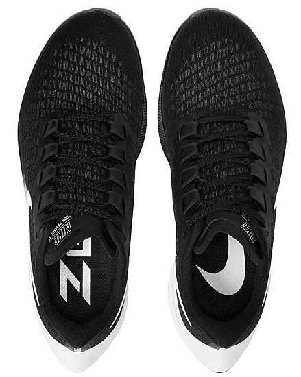 Кроссовки мужские Nike Air Zoom Pegasus 37 Black/White - Фото 4 большая