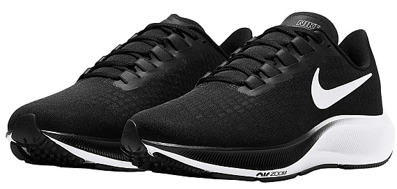 Кроссовки мужские Nike Air Zoom Pegasus 37 Black/White - Фото 5 большая