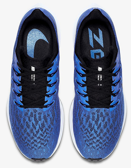 Кроссовки мужские Nike Air Zoom Pegasus 36 Racer Blue/Black-White - Фото 2 большая