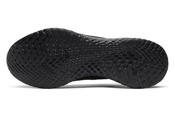 Кроссовки мужские Nike Epic React Flyknit 2 Black - Фото 4 большая