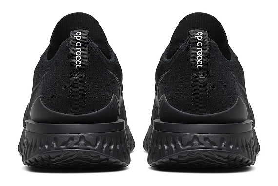 Кроссовки мужские Nike Epic React Flyknit 2 Black - Фото 6 большая