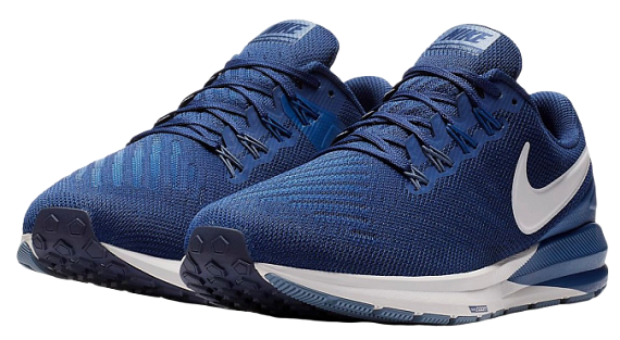 Кроссовки мужские Nike Air Zoom Structure 22 Blue Void/Vast Grey-Gym Blue - Фото 7 большая