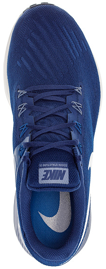 Кроссовки мужские Nike Air Zoom Structure 22 Blue Void/Vast Grey-Gym Blue - Фото 5 большая