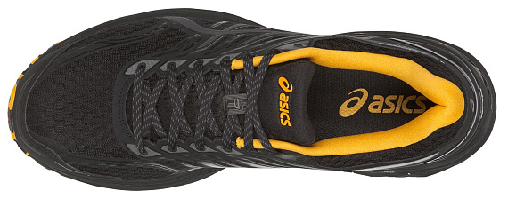 Кроссовки мужские ASICS Gt-2000 5 Trail Plasmaguard Black/Carbon/Gold Fusion - Фото 4 большая