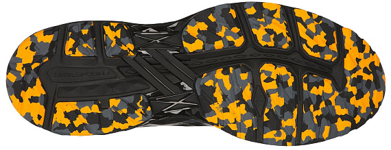 Кроссовки мужские ASICS Gt-2000 5 Trail Plasmaguard Black/Carbon/Gold Fusion - Фото 5 большая