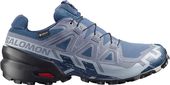 Кроссовки мужские Salomon Speedcross 6 Gtx Spellbound/Black/Tradewinds - Фото 1 большая