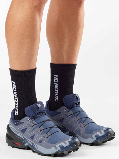 Кроссовки мужские Salomon Speedcross 6 Gtx Spellbound/Black/Tradewinds - Фото 4 большая