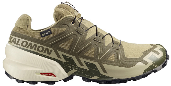 Кроссовки мужские Salomon Speedcross 6 Gtx Aloe/Aspargus Green/Grape Leaf - Фото 1 большая