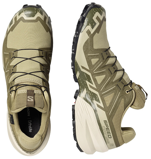 Кроссовки мужские Salomon Speedcross 6 Gtx Aloe/Aspargus Green/Grape Leaf - Фото 2 большая