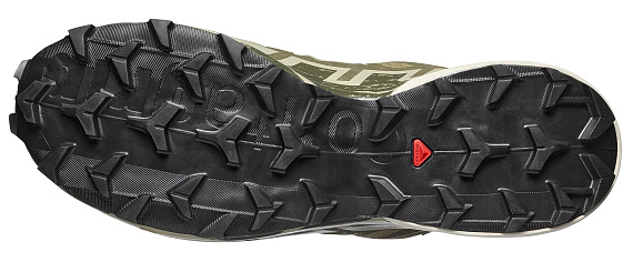 Кроссовки мужские Salomon Speedcross 6 Gtx Aloe/Aspargus Green/Grape Leaf - Фото 7 большая