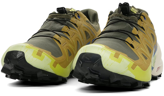 Кроссовки мужские Salomon Speedcross 6 Gtx Grape Leaf/Aspargus Green/Acid Lime - Фото 2 большая