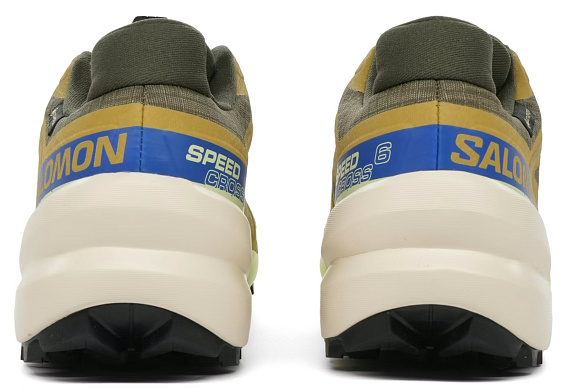 Кроссовки мужские Salomon Speedcross 6 Gtx Grape Leaf/Aspargus Green/Acid Lime - Фото 4 большая