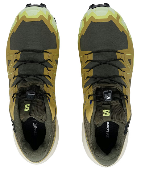 Кроссовки мужские Salomon Speedcross 6 Gtx Grape Leaf/Aspargus Green/Acid Lime - Фото 5 большая