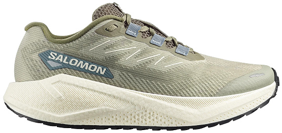 Кроссовки мужские Salomon Aero Blaze 3 Grvl Tea/Vanilla Ice/Deep Lichen Green - Фото 1 большая