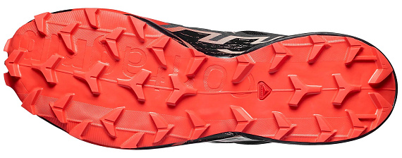 Кроссовки мужские Salomon Speedcross 6 Gtx Black/Fiery Red/Almond Milk - Фото 7 большая
