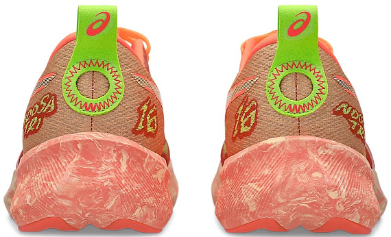 Кроссовки мужские ASICS Noosa Tri 16 Orange Glow/Flash Red - Фото 5 большая