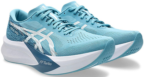 Кроссовки мужские ASICS Magic Speed 4 Stillwater/White - Фото 2 большая
