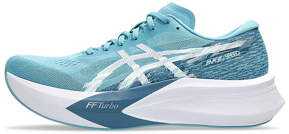 Кроссовки мужские ASICS Magic Speed 4 Stillwater/White - Фото 8 большая