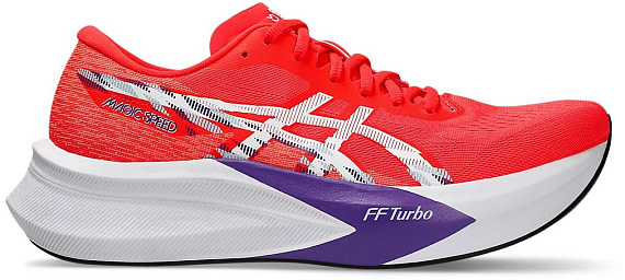 Кроссовки мужские ASICS Magic Speed 4 Flash Red/White - Фото 1 большая