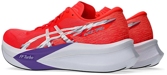 Кроссовки мужские ASICS Magic Speed 4 Flash Red/White - Фото 3 большая