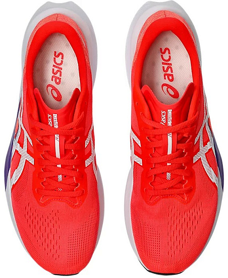 Кроссовки мужские ASICS Magic Speed 4 Flash Red/White - Фото 6 большая