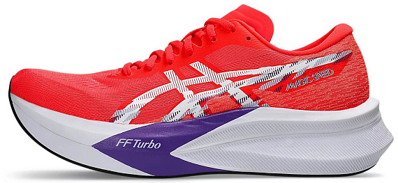 Кроссовки мужские ASICS Magic Speed 4 Flash Red/White - Фото 8 большая