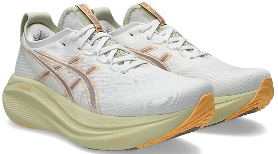 Кроссовки мужские ASICS Gel-Nimbus 27 White/Fawn - Фото 2 большая