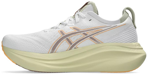 Кроссовки мужские ASICS Gel-Nimbus 27 White/Fawn - Фото 4 большая
