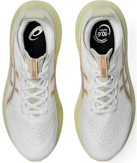 Кроссовки мужские ASICS Gel-Nimbus 27 White/Fawn - Фото 6 большая