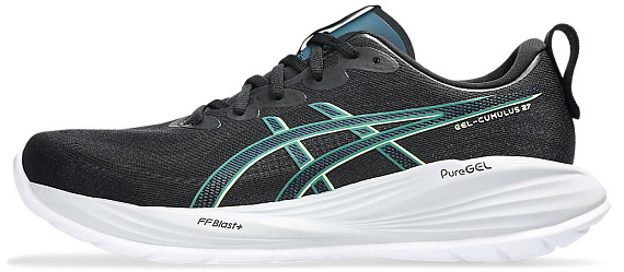 Кроссовки мужские ASICS Gel-Cumulus 27 Black/Lucid Yellow - Фото 8 большая