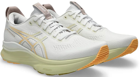 Кроссовки мужские ASICS Gel-Kayano 32 White/Orange Glow - Фото 2 большая