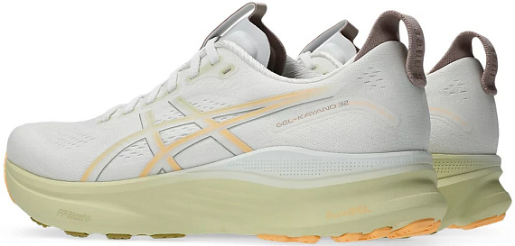 Кроссовки мужские ASICS Gel-Kayano 32 White/Orange Glow - Фото 3 большая