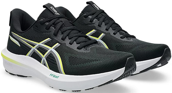 Кроссовки мужские ASICS Gt-1000 14 Black/Citron - Фото 2 большая