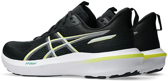 Кроссовки мужские ASICS Gt-1000 14 Black/Citron - Фото 3 большая