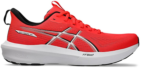 Кроссовки мужские ASICS Gt-1000 14 Flash Red/Black - Фото 1 большая