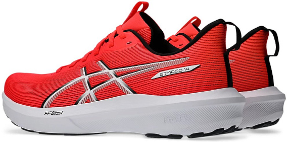 Кроссовки мужские ASICS Gt-1000 14 Flash Red/Black - Фото 3 большая
