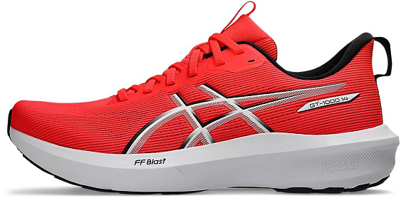 Кроссовки мужские ASICS Gt-1000 14 Flash Red/Black - Фото 8 большая