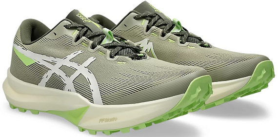 Кроссовки мужские ASICS Fuji Lite 6 Khaki/Cream - Фото 2 большая
