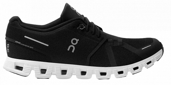 Кроссовки мужские On Cloud 5 Black/White - Фото 1 большая
