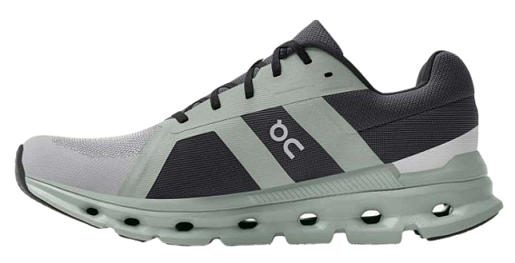 Кроссовки мужские On Cloudrunner Alloy/Moss - Фото 4 большая